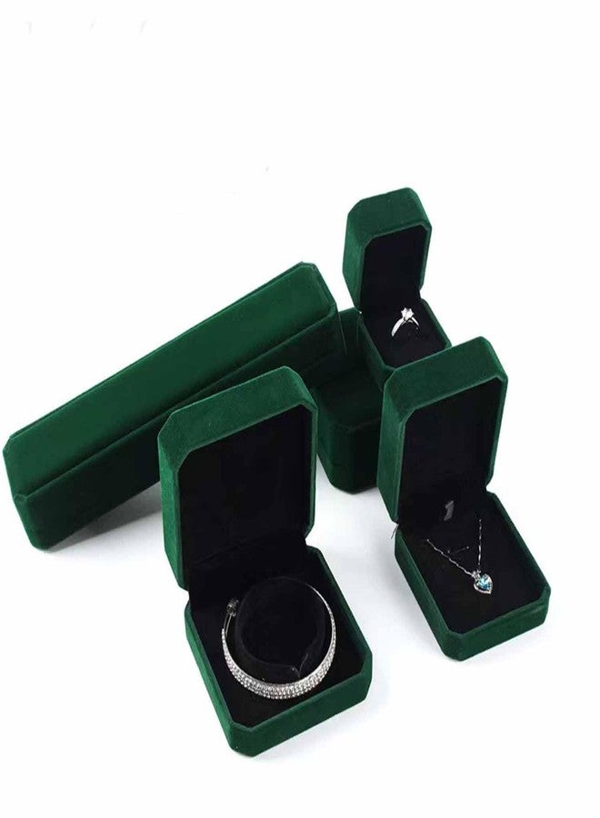 FAYADA Bracelet Box Gift Velvet Bangle Gift Box Green Bracelet Box Display Jewelry Box Jewelry Storage Case for Wedding, Proposal, Birthday and Anniversary ONE PACKET - Image 5